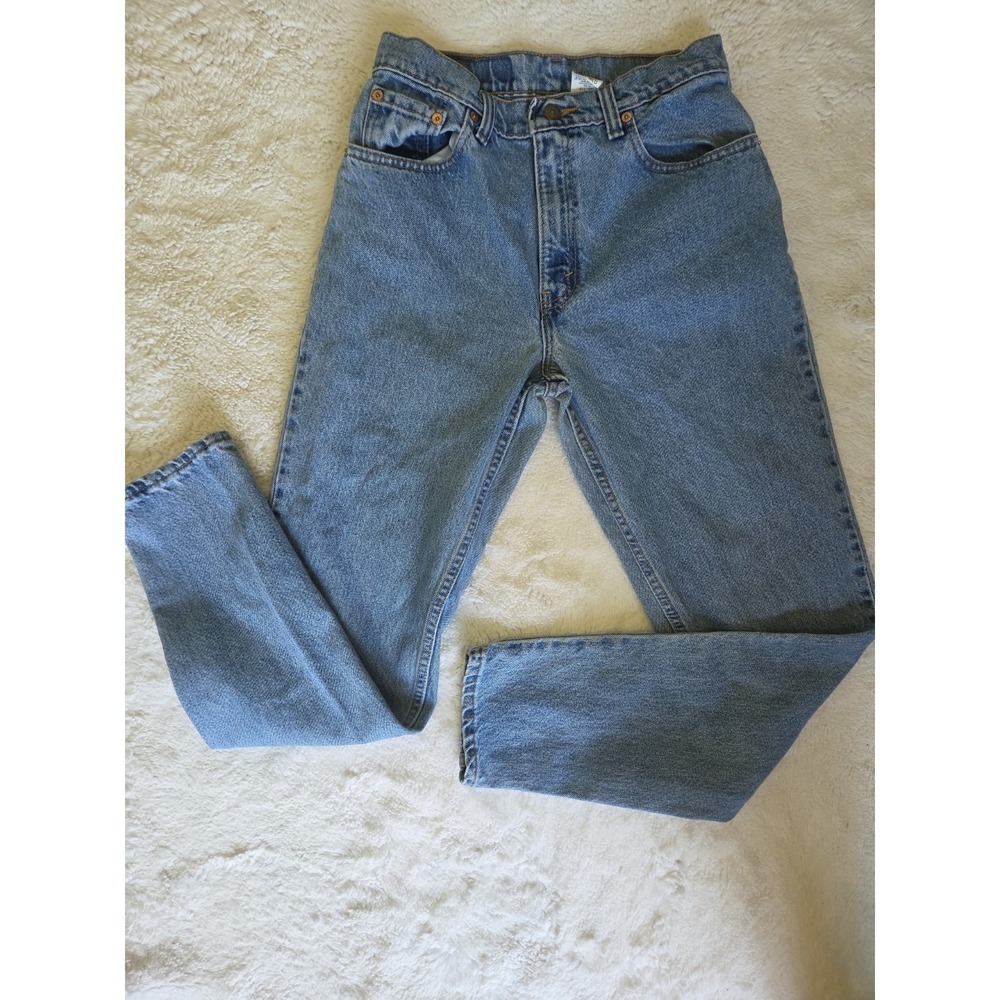Vintage Levis 550 Relaxed Fit Tapered Leg Jeans Medium Wash Made in‎ USA 9 Med